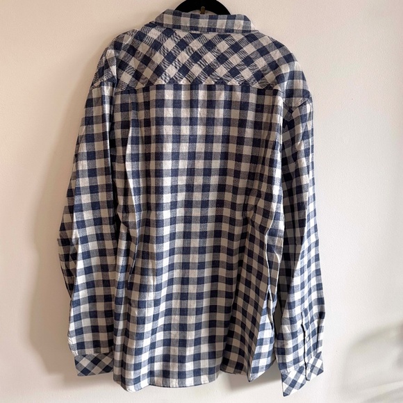NWT Rails Wyatt Gingham Button-Up Shirt | Men’s XL | Viking Blue Gray Plaid - Picture 4 of 8